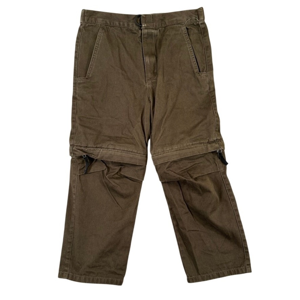Vintage NWT Express Original Cargo Pants Olive Brown Cotton Utility Size 5 NWT